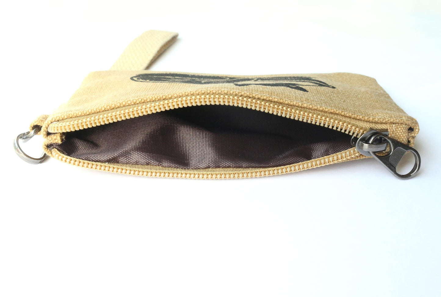 Opossum Canvas Wristlet Purse The Curious Catbird