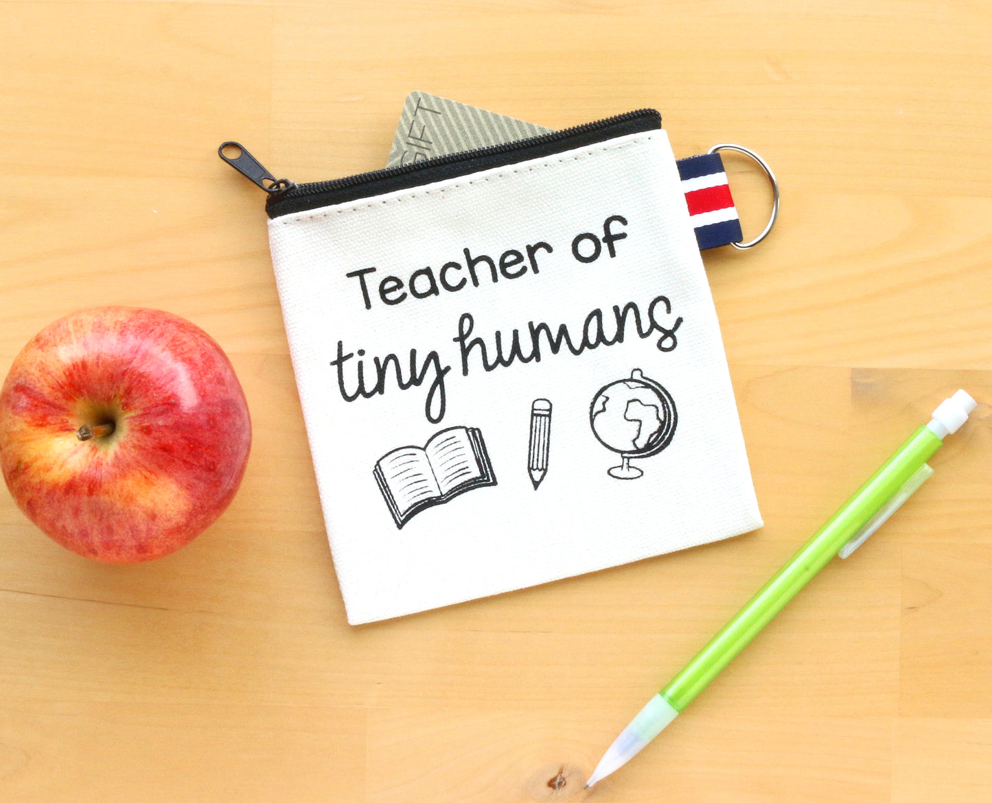 Teacher Coin Purse Gift Card Holder