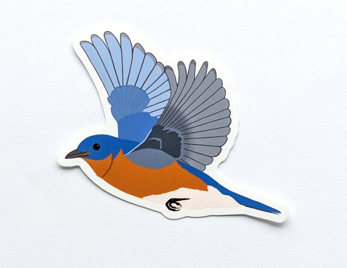 Bluebird Bird Sticker Vinyl Laptop Water Bottle Decal