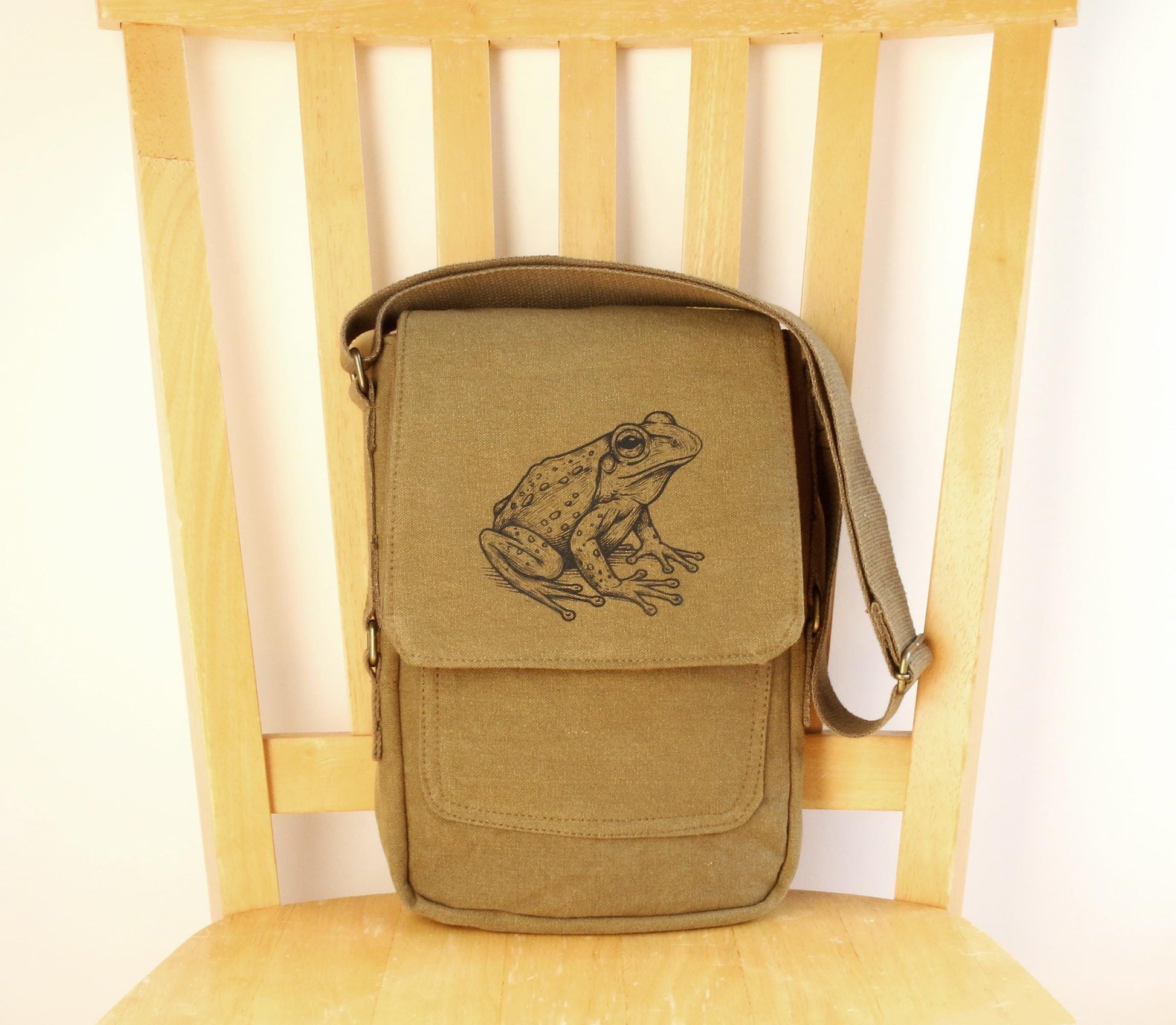 Frog Tech Messenger Bag The Curious Catbird