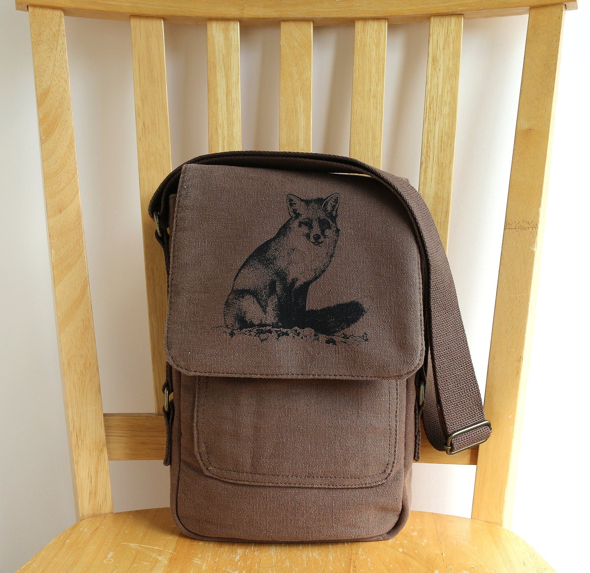 Fox Tech Messenger Bag The Curious Catbird