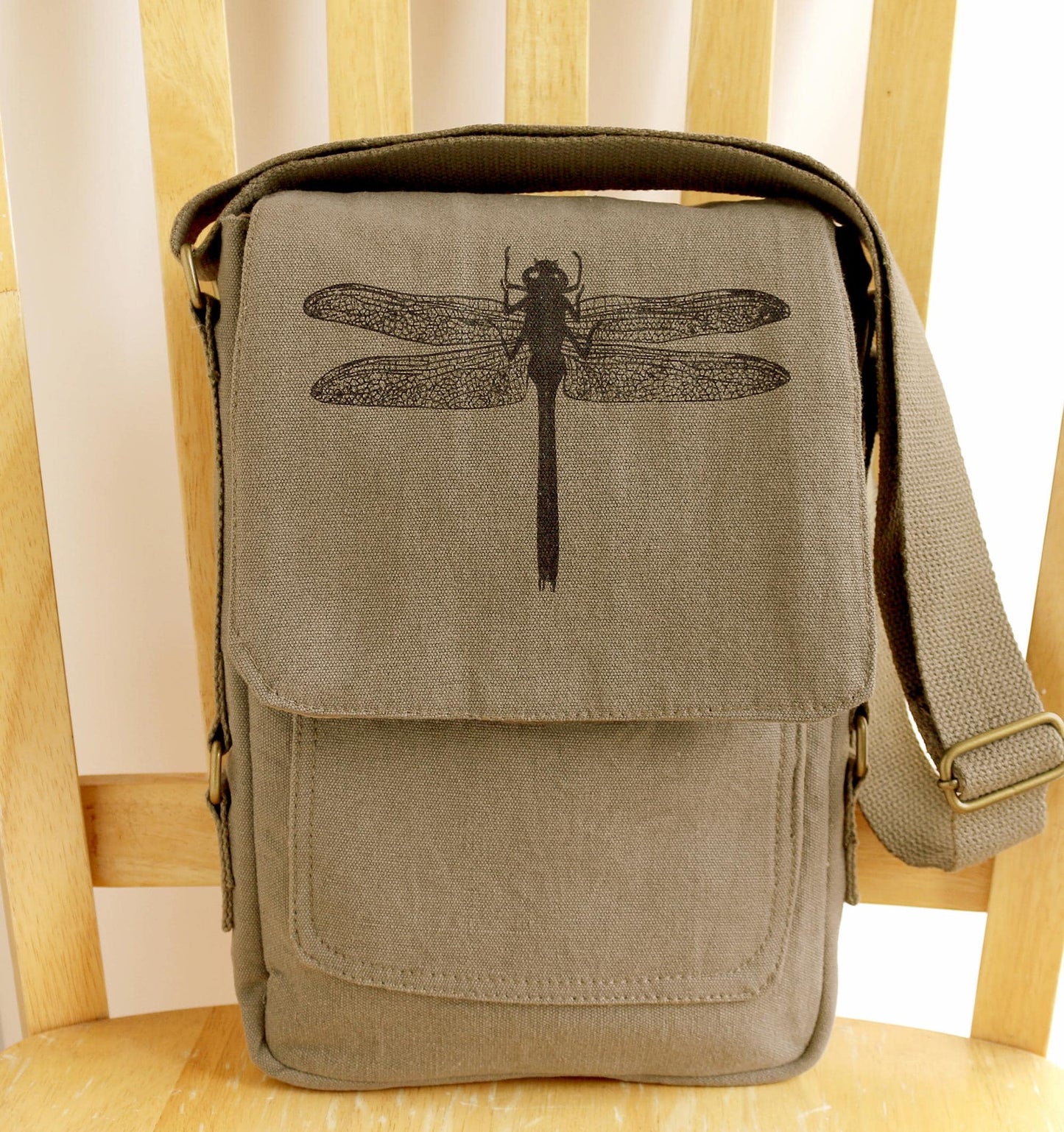 Dragonfly Tech Messenger Bag The Curious Catbird