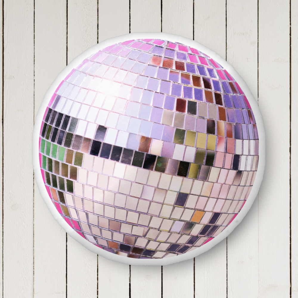 Disco Ball Throw Pillow