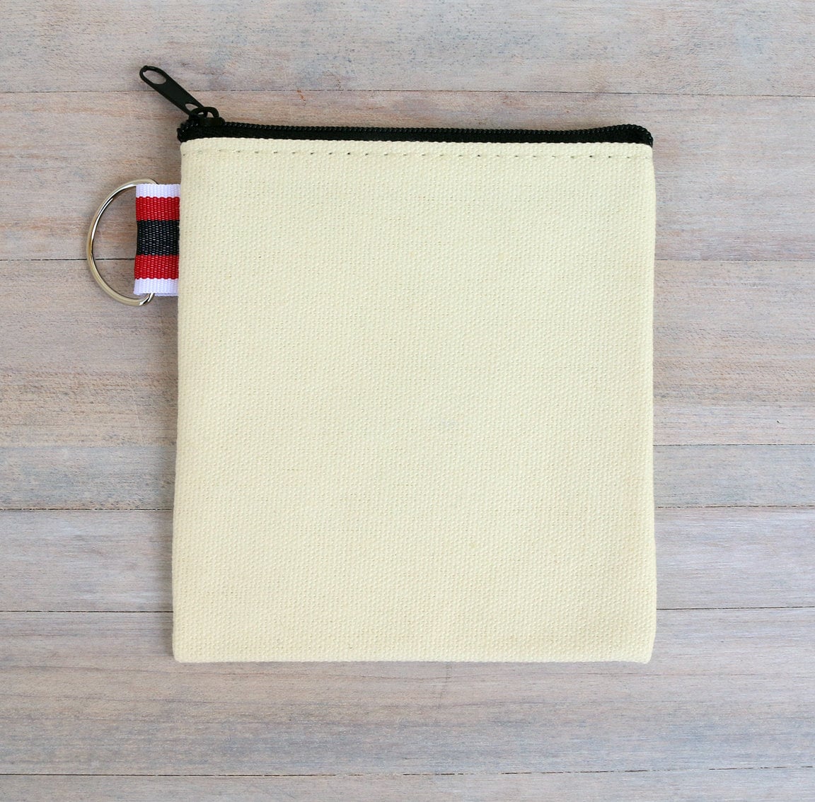 Bee Canvas Coin Purse Gift Card Holder