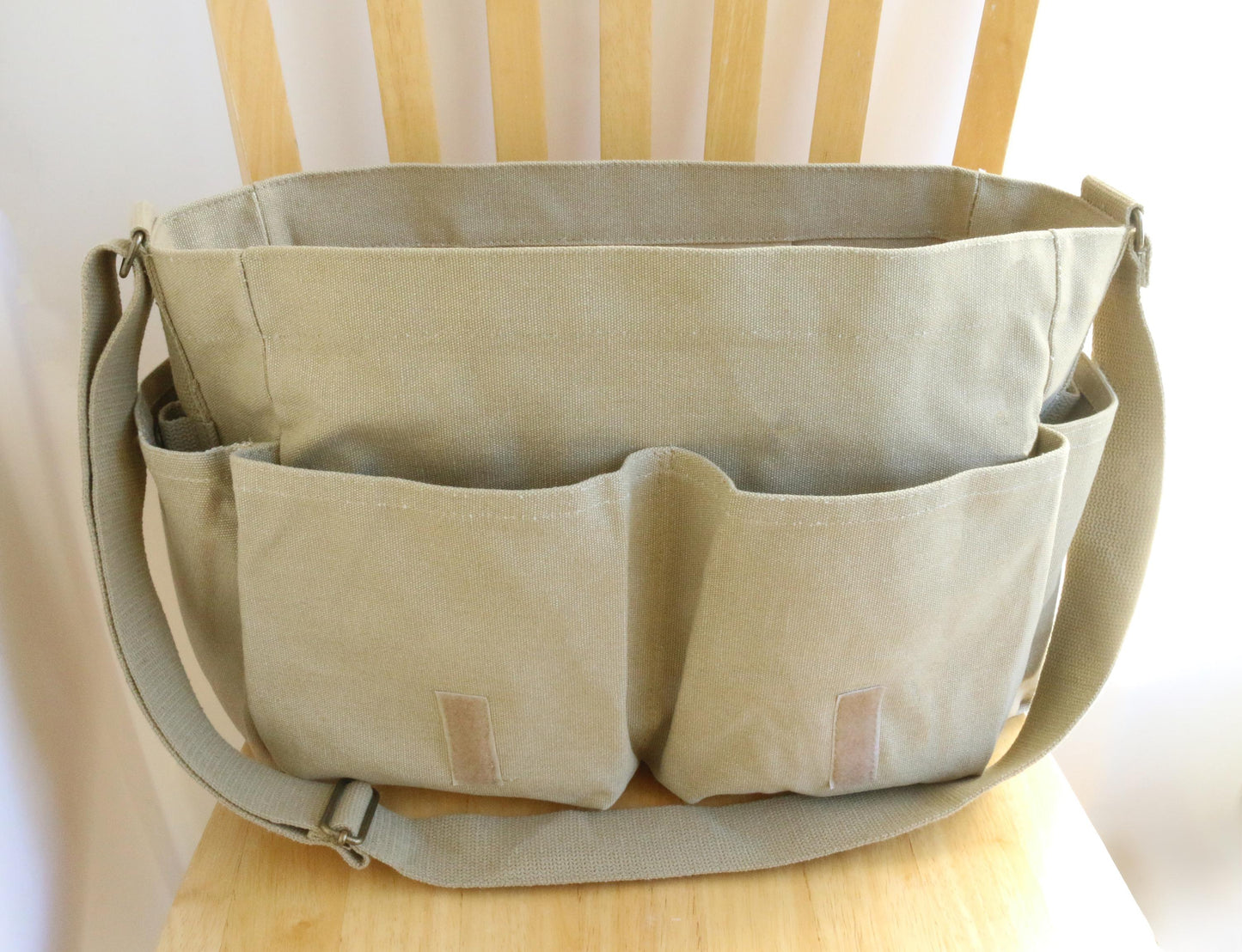 Opossum Canvas Crossbody Messenger Bag The Curious Catbird
