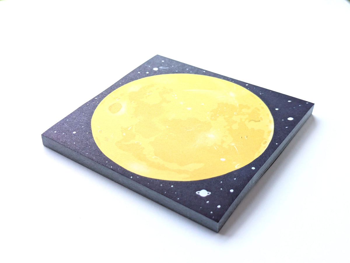 Moon Sticky Notes Notepad Gift Stationery