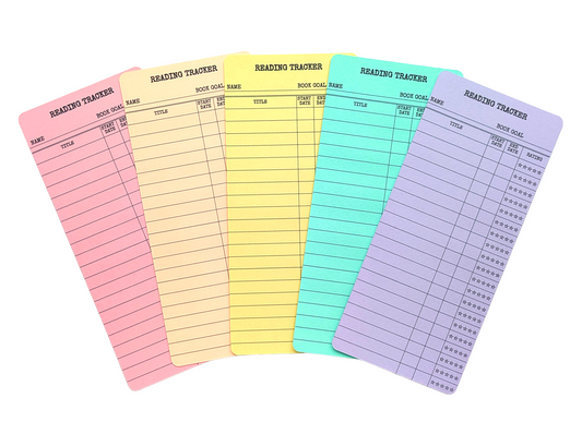Reading Tracker Bookmark: Log and Rate Books – Reader Gift