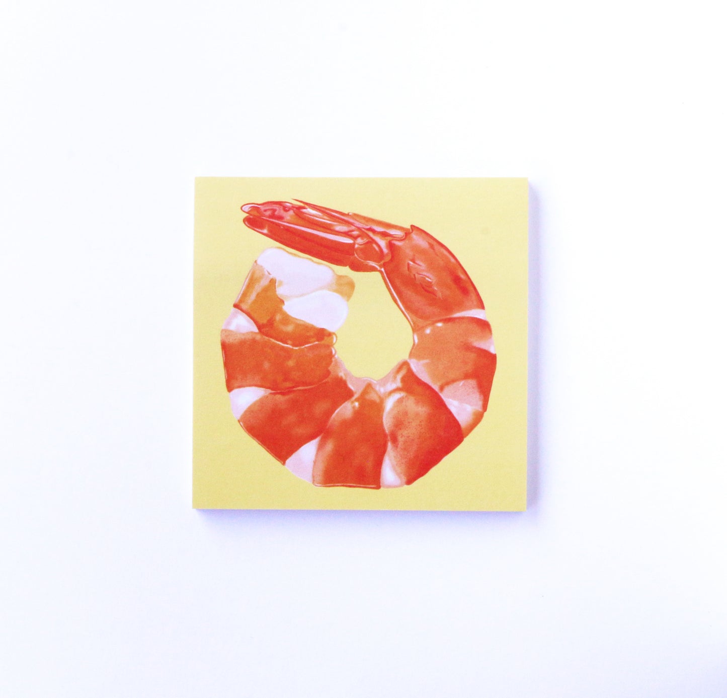 Shrimp Sticky Notes Food Notepad Gift
